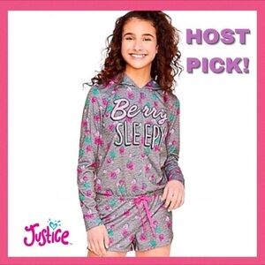 JUSTICE Girl's One Piece Romper Pajamas